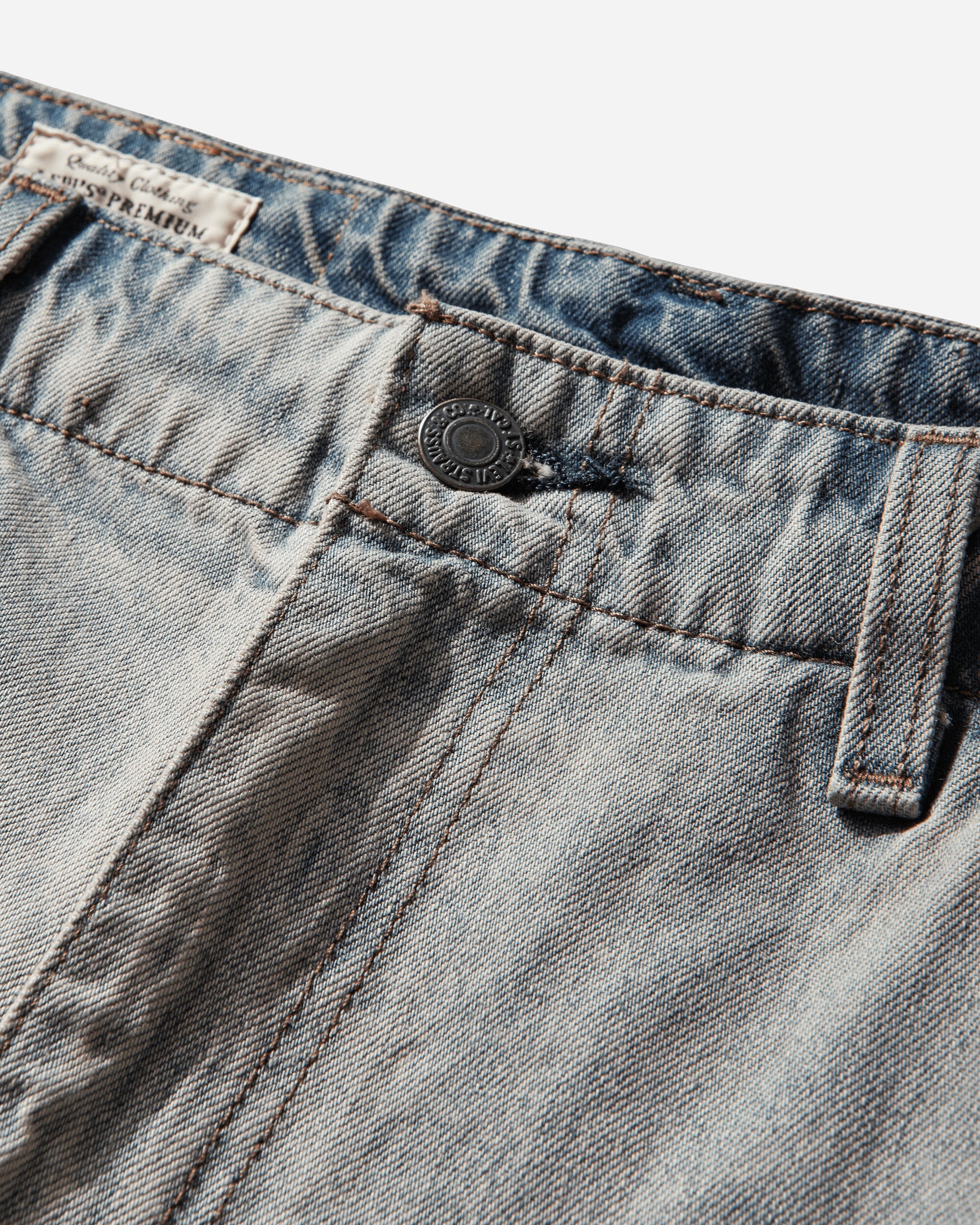 Levi's Baggy Barrel My Tinted Journey Med Indigo Pants Denim 0057O 0004