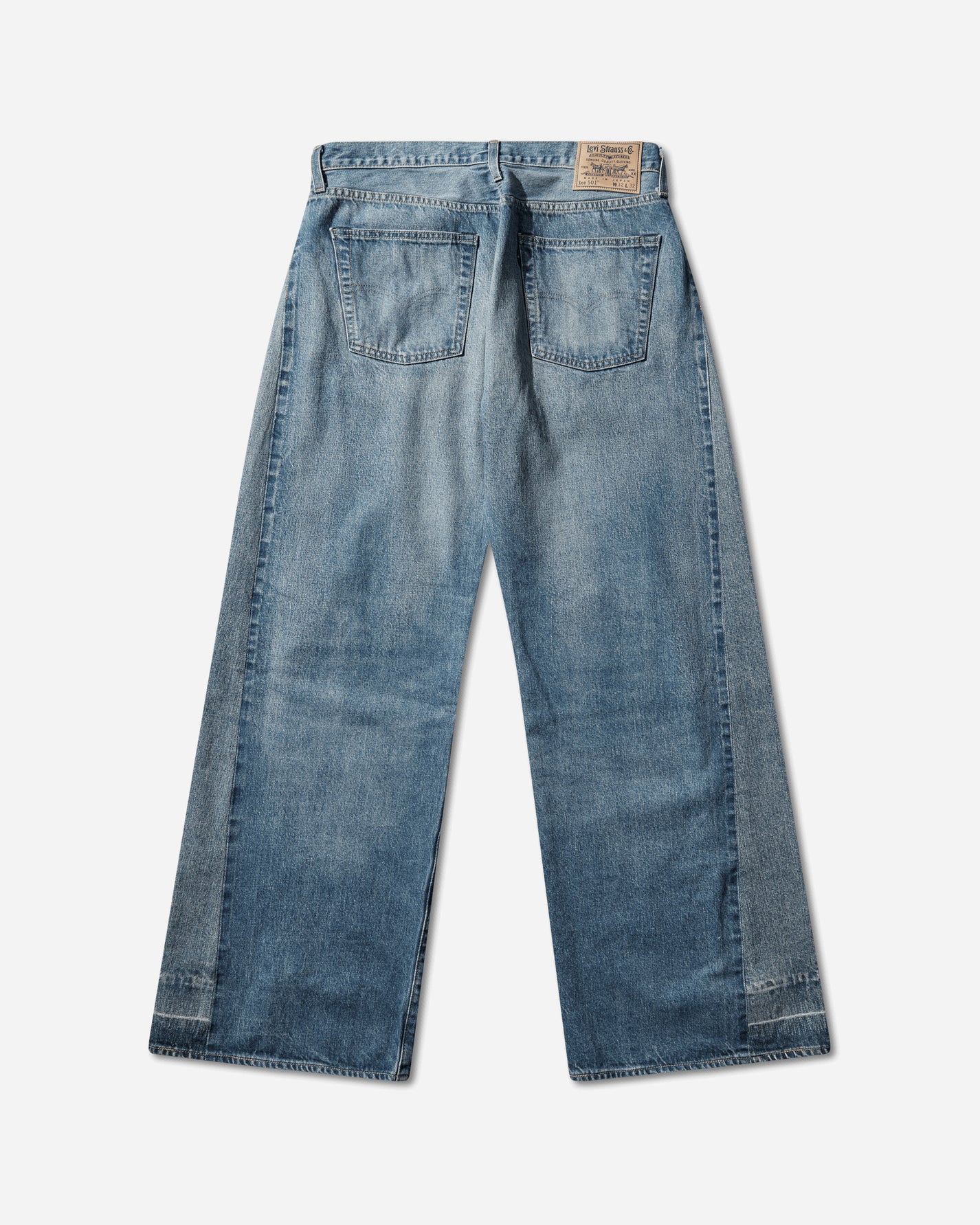 Levi's Blue Tab 1980S 501 Customized Med Indigo Pants Denim 006BZ 0000