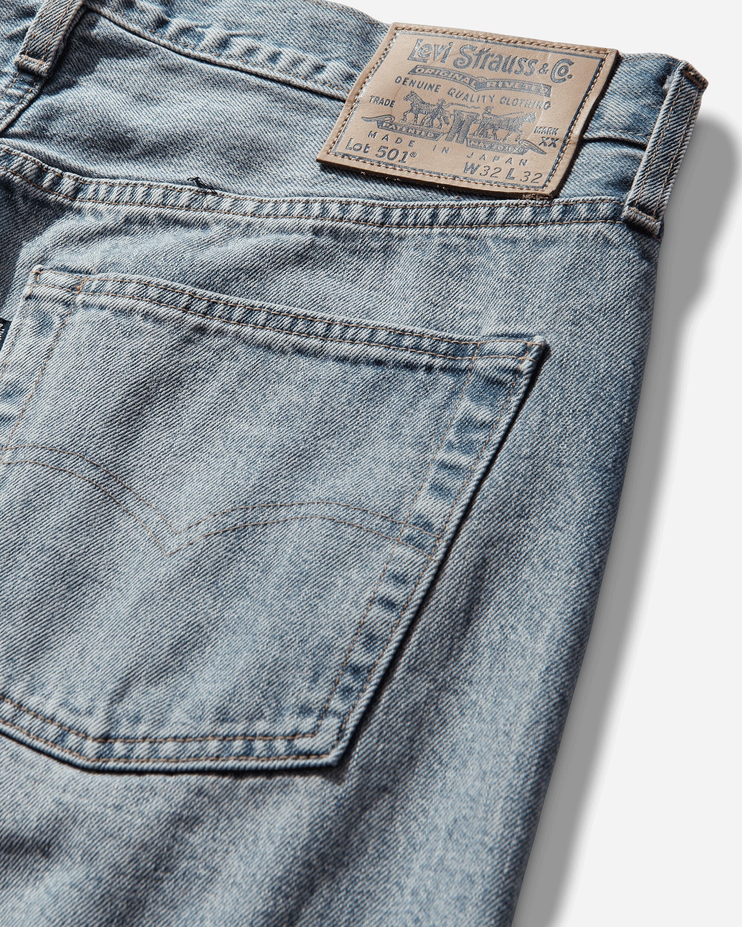 Levi's Blue Tab 1980S 501 Silver Peak Light Indigo Pants Denim A5875 0016