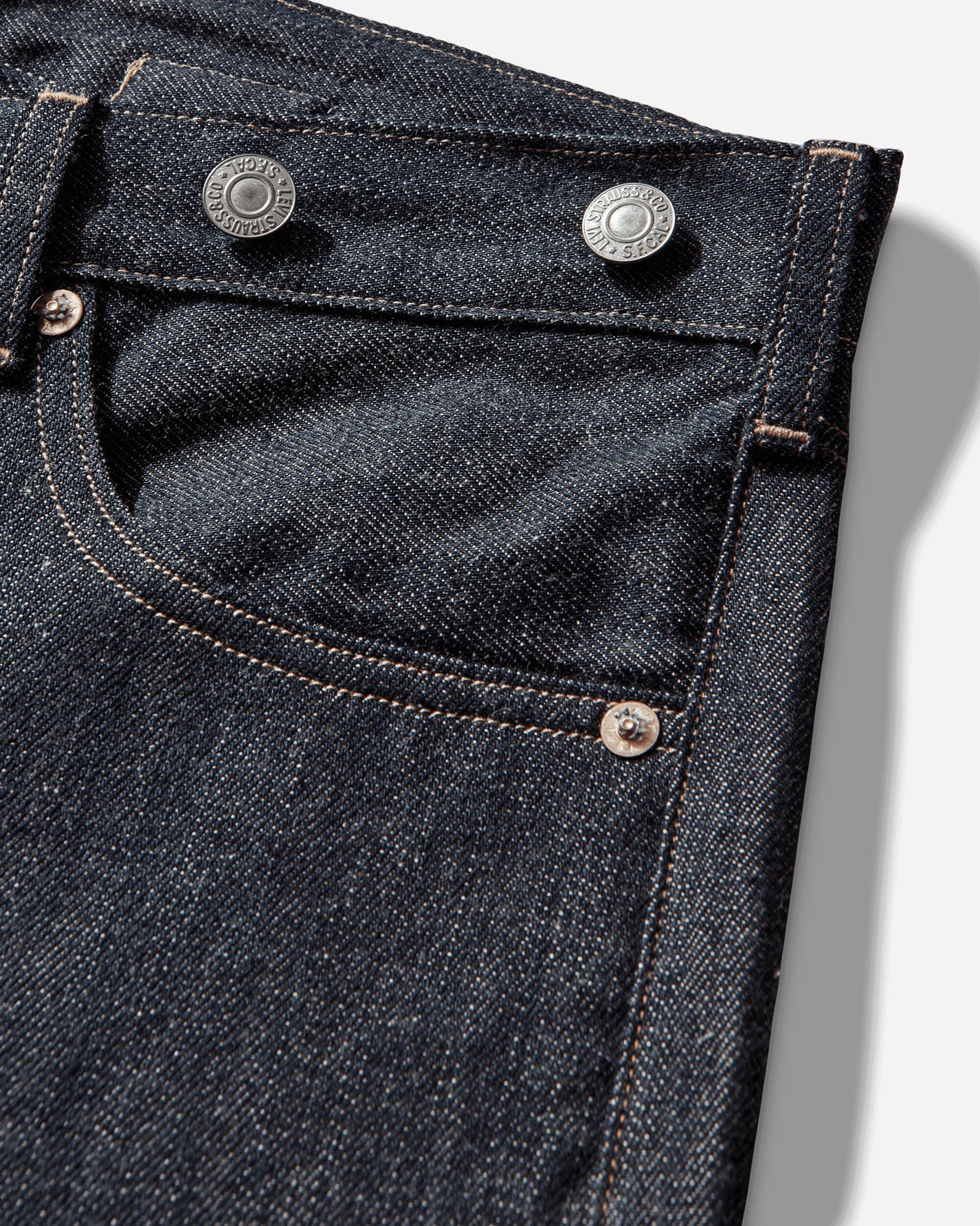 Levi's Lvc 1922 501 Lvc 22 Rigid Dark Indigo Pants Denim A4410 0003