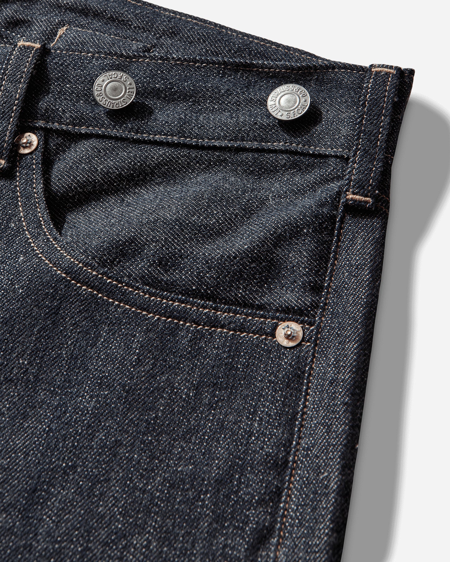 Levi's Lvc 1922 501 Lvc 22 Rigid Dark Indigo Pants Denim A4410 0003