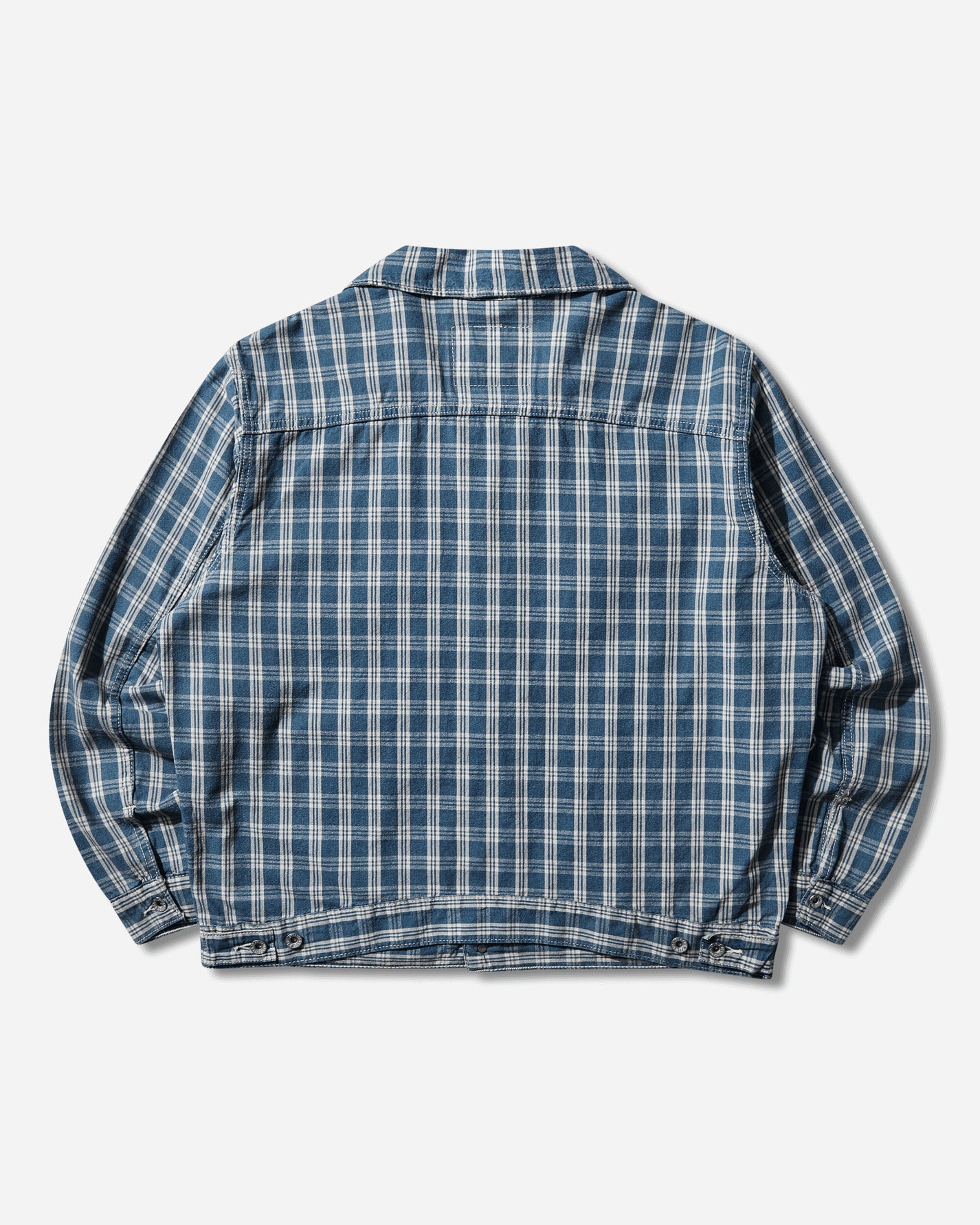 Levi's Sunrise Trucker Summer Check T Med Indigo Coats and Jackets Denim Jackets A4820 0027