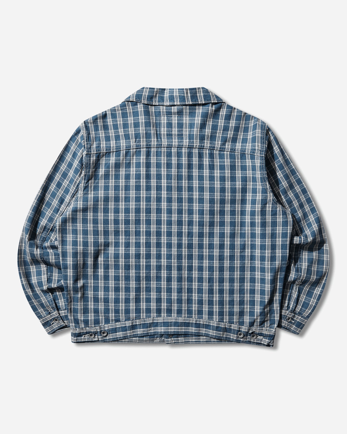 Levi's Sunrise Trucker Summer Check T Med Indigo Coats and Jackets Denim Jackets A4820 0027