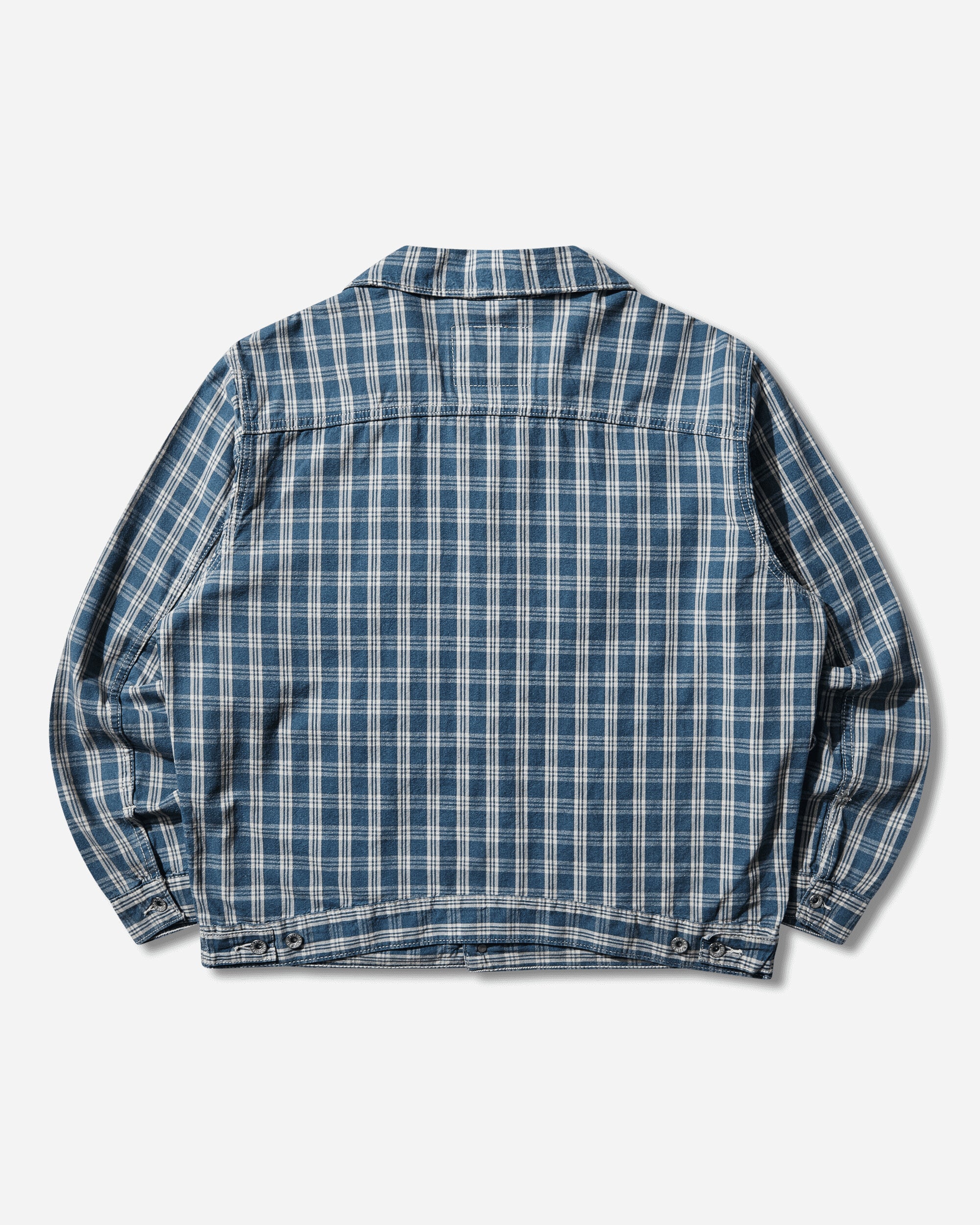 Levi's Sunrise Trucker Summer Check T Med Indigo Coats and Jackets Denim Jackets A4820 0027