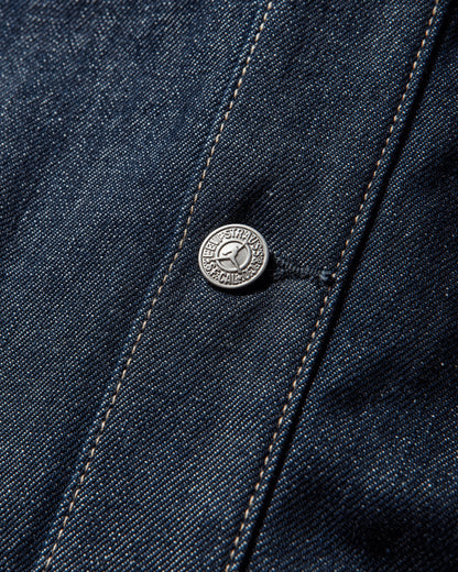 Levi's X Jordan Overshirt Jacket Dark Indigo Coats and Jackets Denim Jackets 005FG 0000