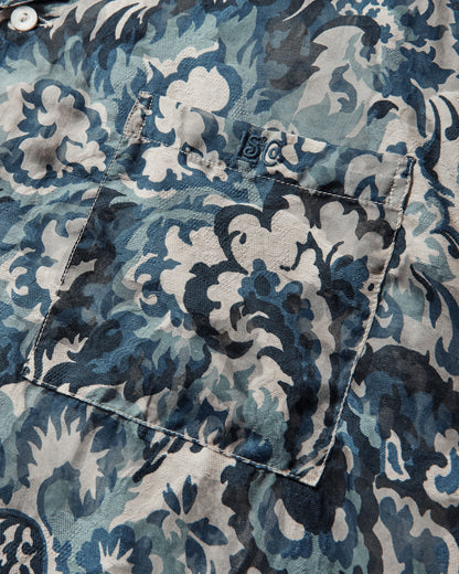 Levi's Blue Tab Ss Camp Shirt Jacquar Multicolor Shirts Longsleeve Shirt 004TG 0001