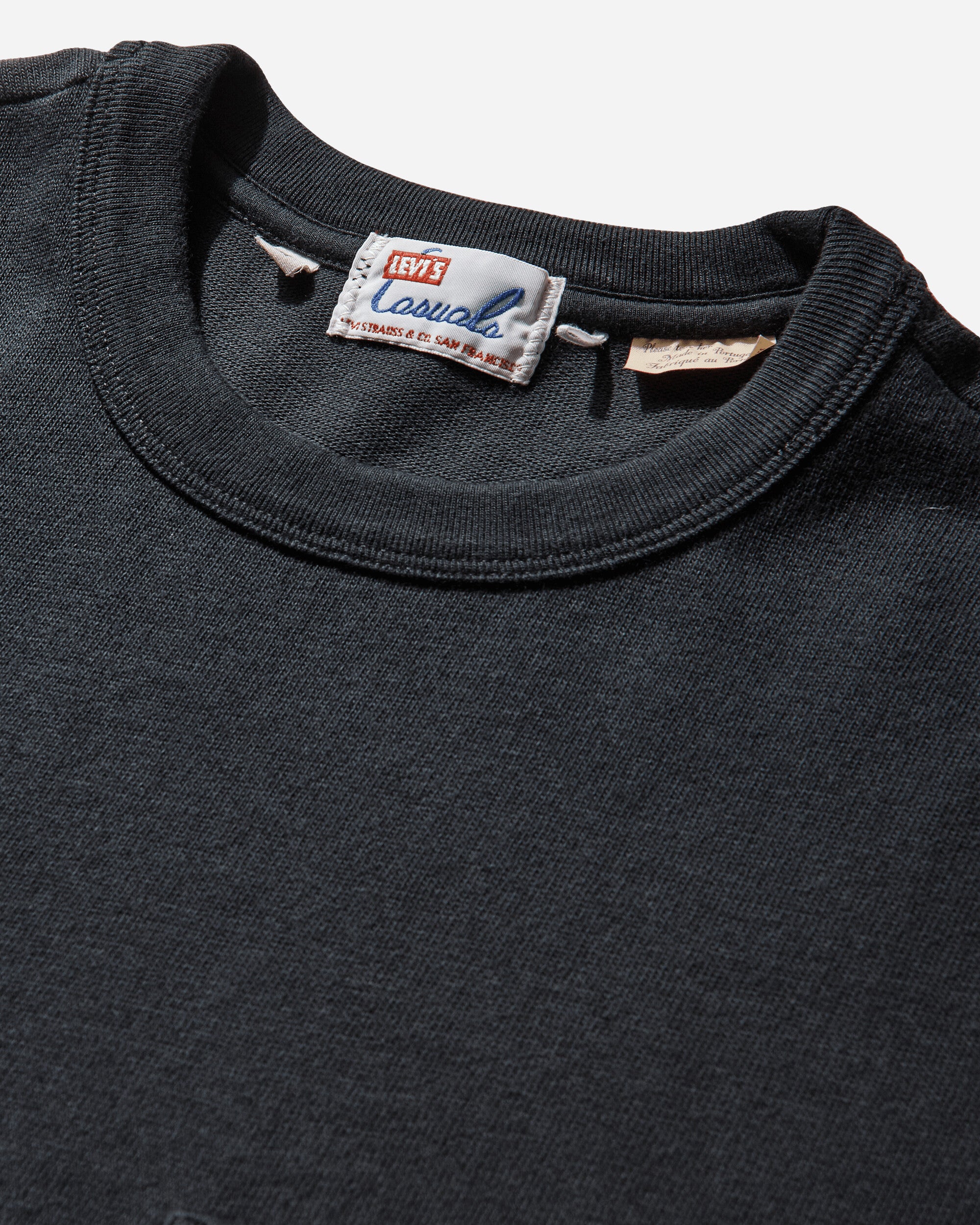 Levi's Lvc 1960S Casuals Tee Jet Blac Blacks T-Shirts Shortsleeve 004T0 0002