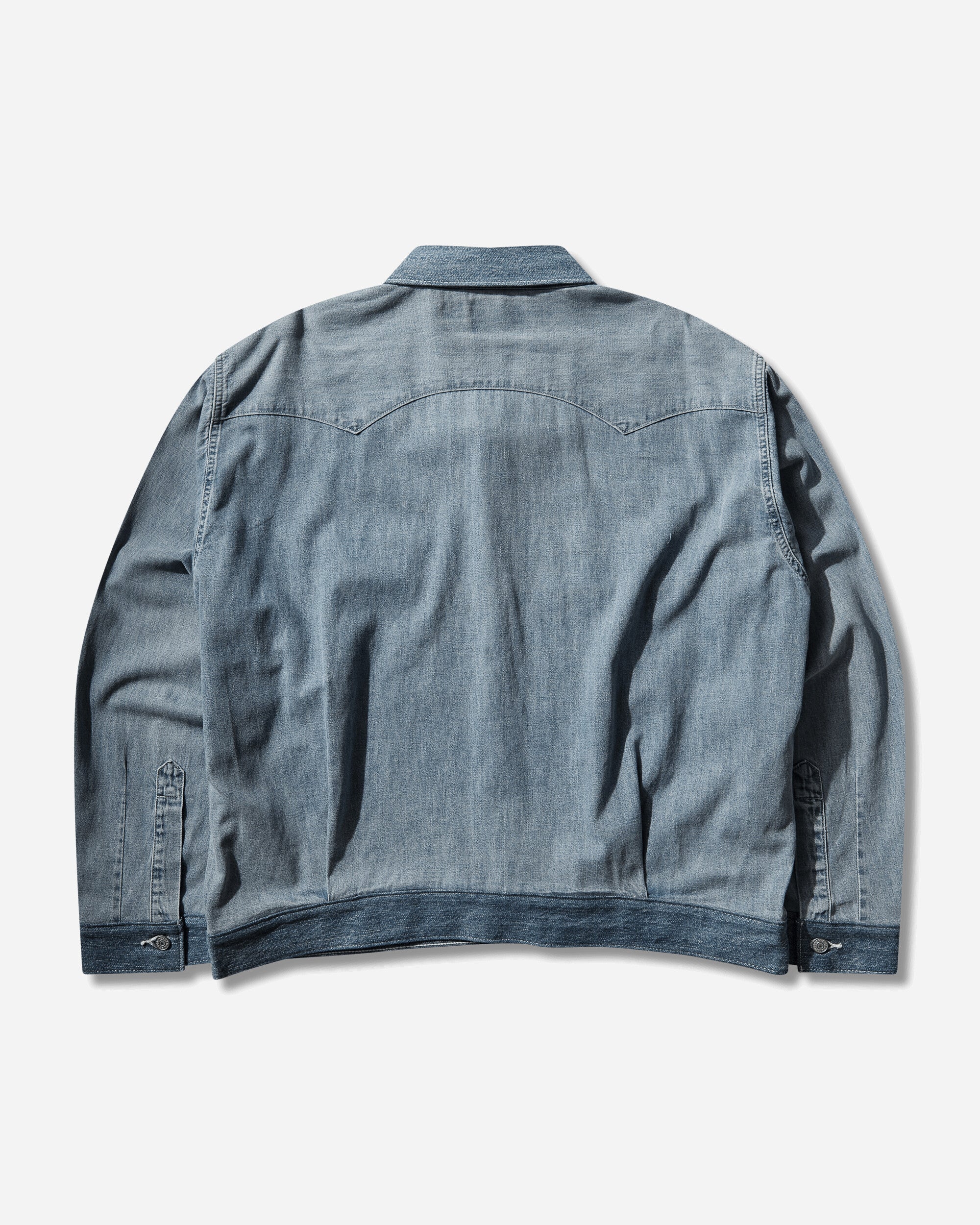 Levi's Blue Tab Customized Sawtooth R Med Indigo T-Shirts Top 004TL 0000