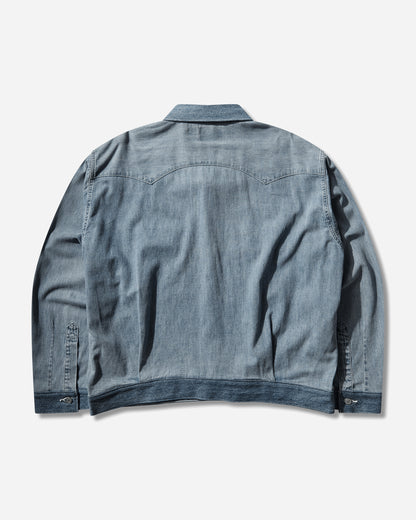 Levi's Blue Tab Customized Sawtooth R Med Indigo T-Shirts Top 004TL 0000