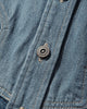 Levi's Wmns Blue Tab Roper Shacket Senorit Med Indigo T-Shirts Top 004TO 0000