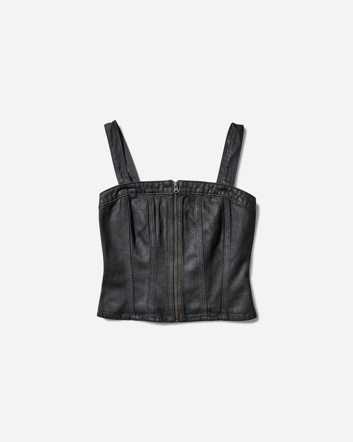 Levi's Wmns Sculpted Bustier Blacks Black T-Shirts Top 001W4 0004