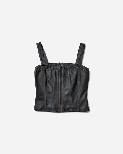 Levi's Wmns Sculpted Bustier Blacks Black T-Shirts Top 001W4 0004