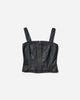 Levi's Wmns Sculpted Bustier Blacks Black T-Shirts Top 001W4 0004
