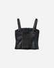 Levi's Wmns Sculpted Bustier Blacks Black T-Shirts Top 001W4 0004