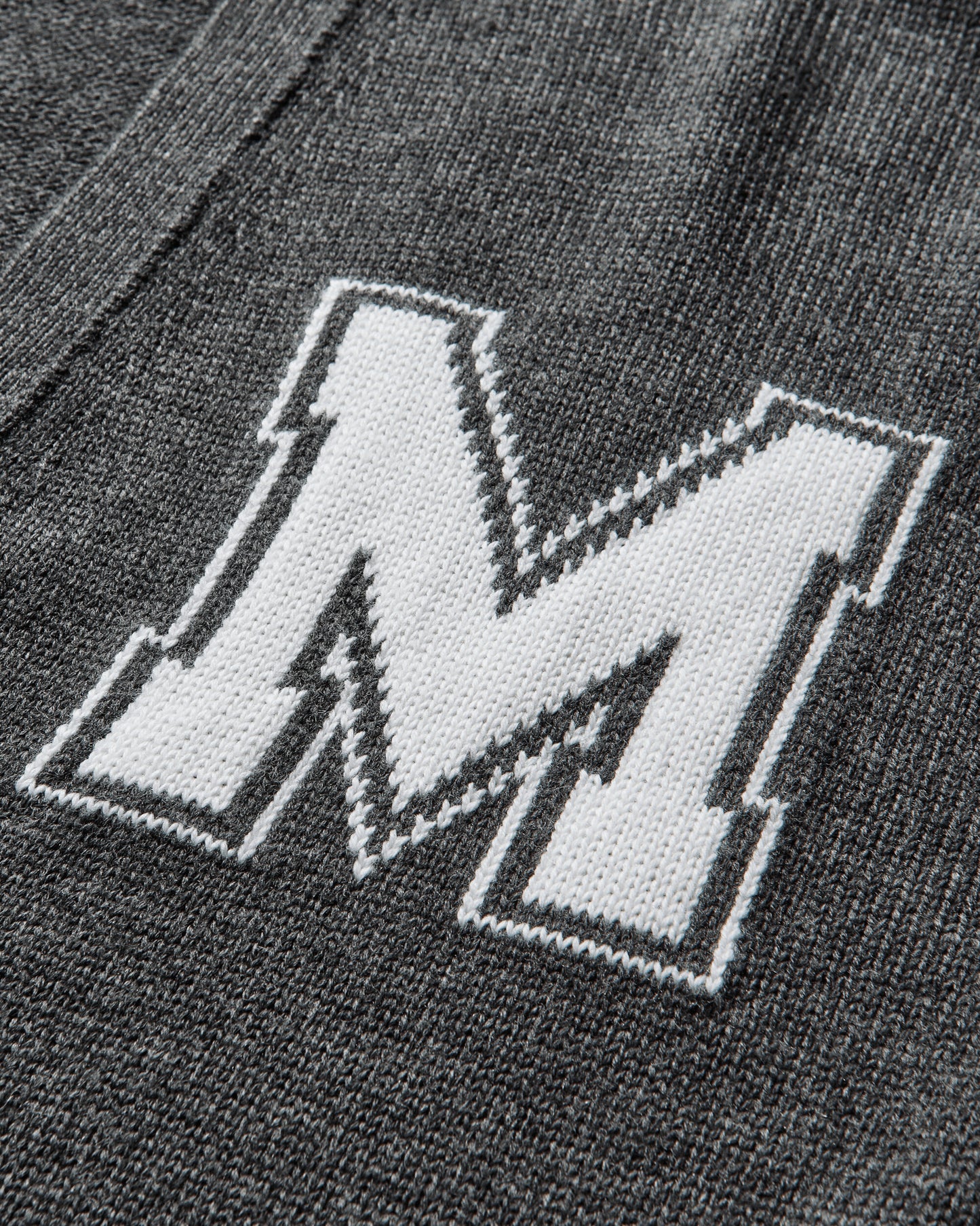 MM6 Maison Margiela Cardigan Dark Grey Melange Coats and Jackets Down Jackets SH0HP0012 855M