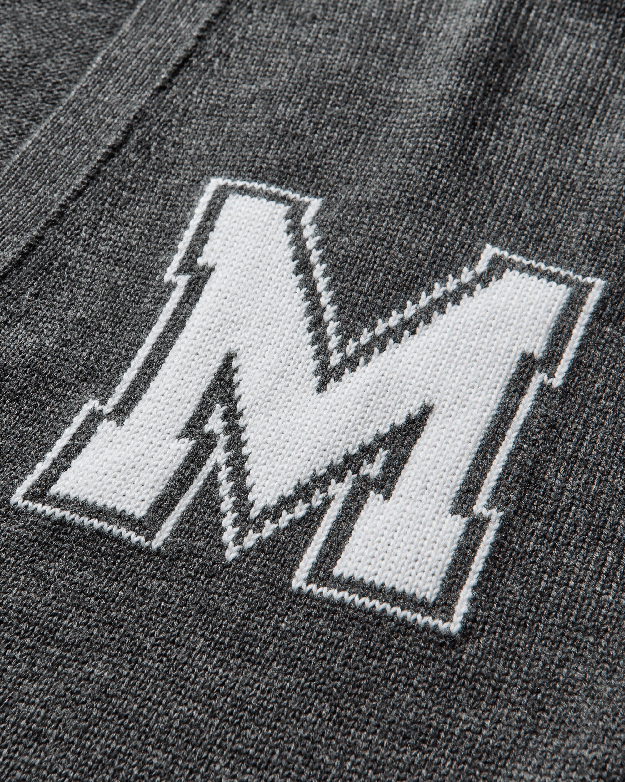 MM6 Maison Margiela Cardigan Dark Grey Melange Coats and Jackets Down Jackets SH0HP0012 855M