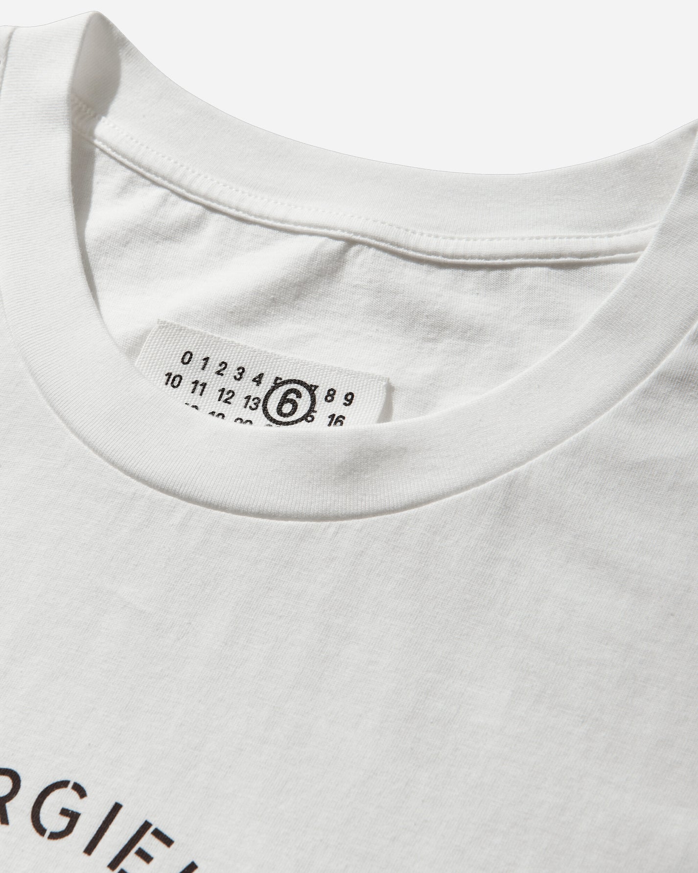 MM6 Maison Margiela T-Shirt Off White T-Shirts Shortsleeve SH2GC0038 101