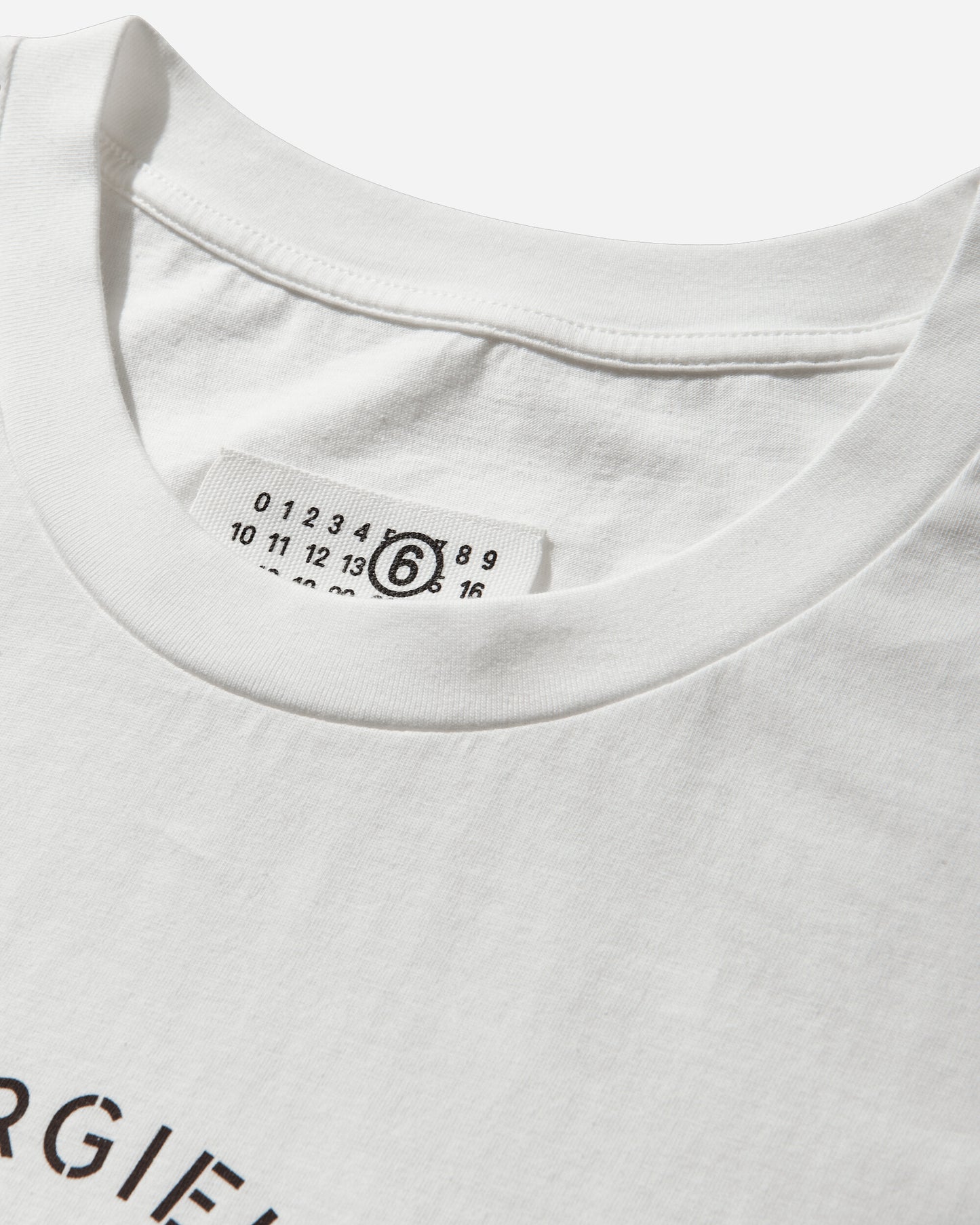 MM6 Maison Margiela T-Shirt Off White T-Shirts Shortsleeve SH2GC0038 101