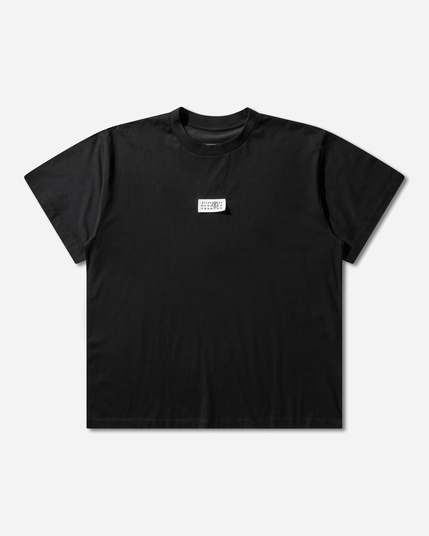 MM6 Maison Margiela T-Shirt Black T-Shirts Shortsleeve SH0GC0032 900