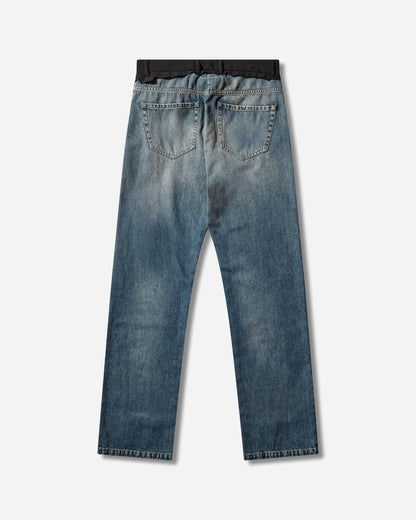 MM6 Maison Margiela Pants 5 Pockets Blue Pants Trousers SH0LA0032 961