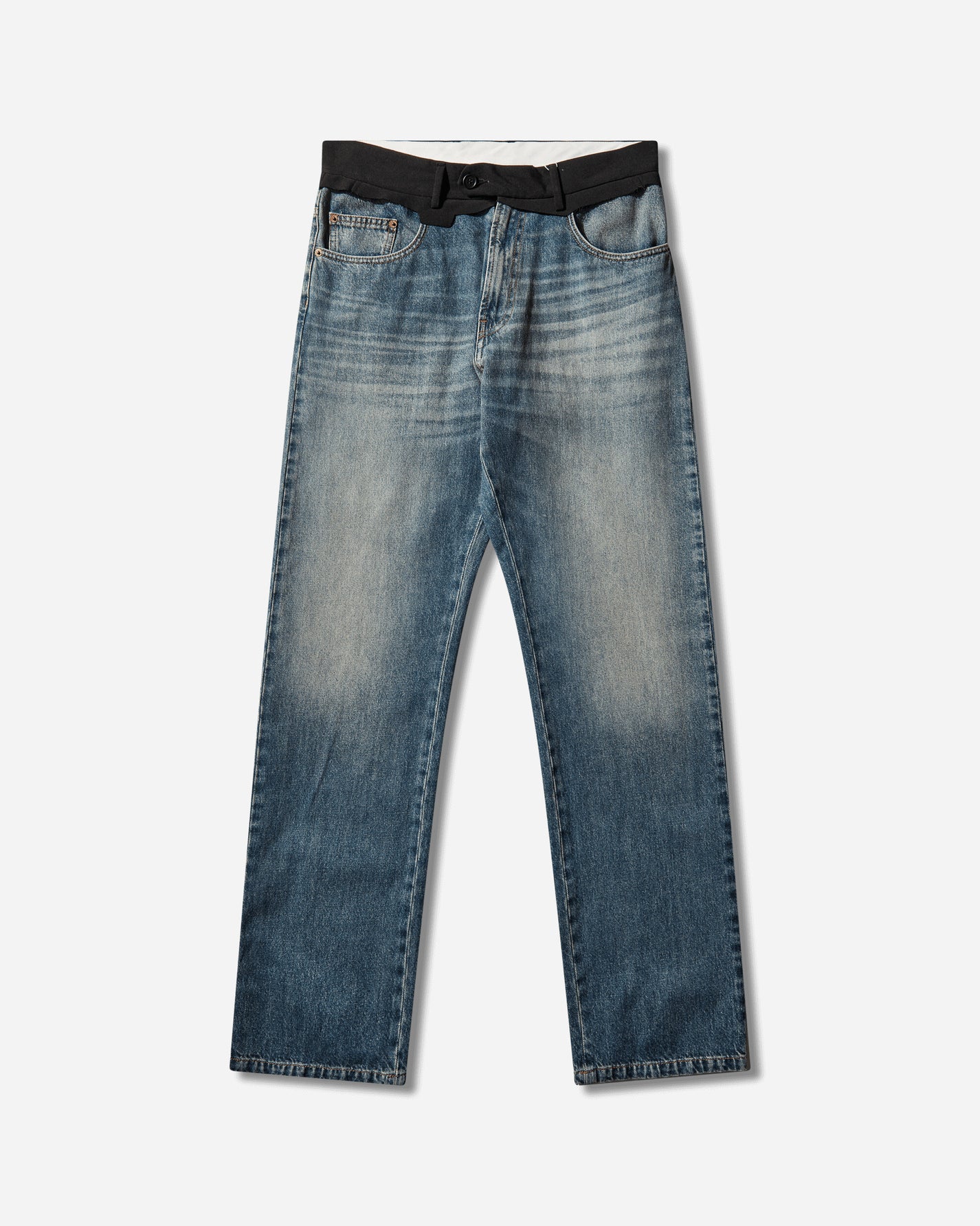 MM6 Maison Margiela Pants 5 Pockets Blue Pants Trousers SH0LA0032 961