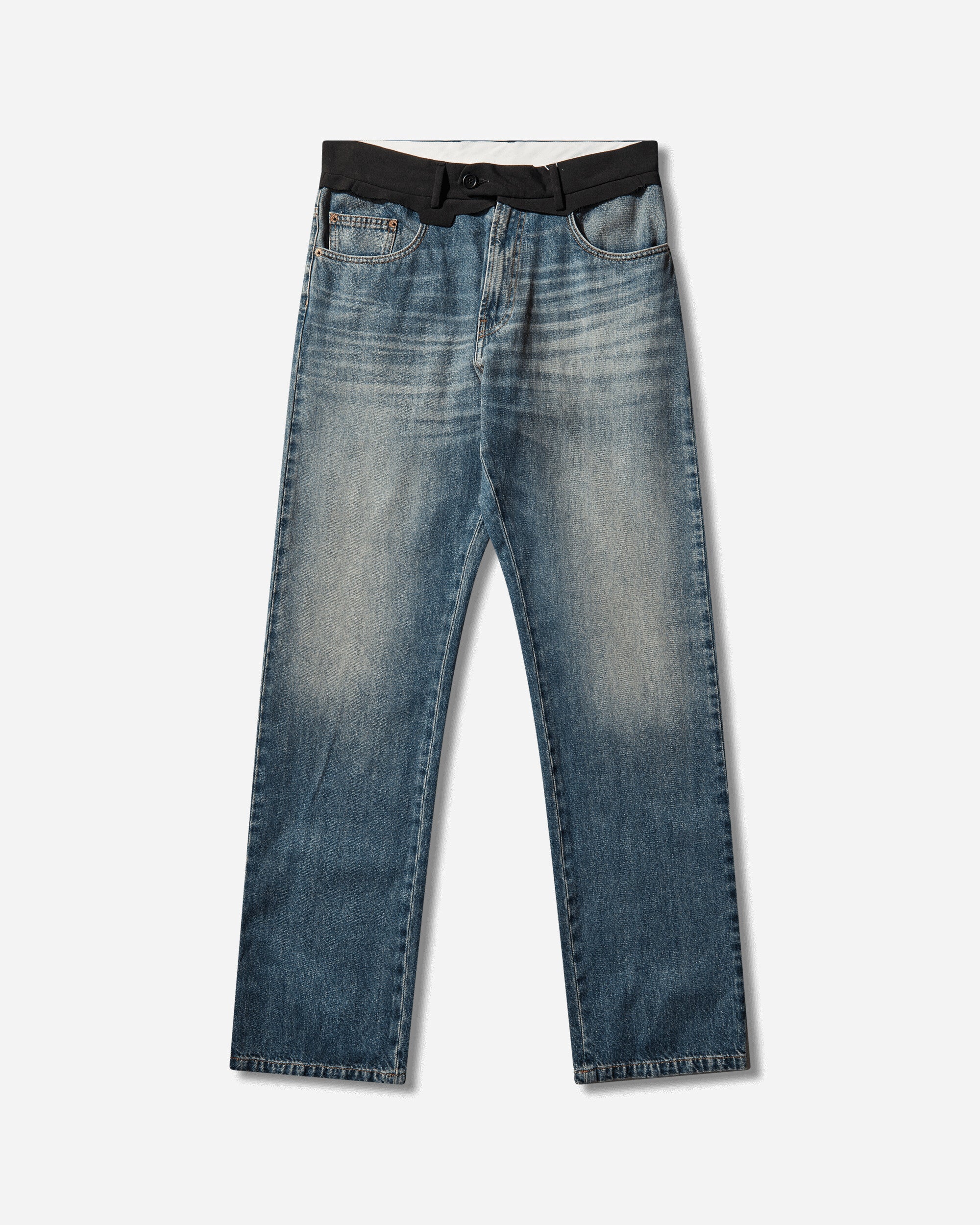 MM6 Maison Margiela Pants 5 Pockets Blue Pants Trousers SH0LA0032 961