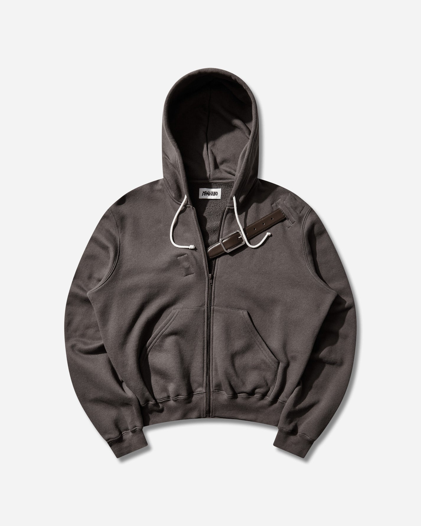 Magliano Provincia Hoodie Brown Sweatshirts Zip-Ups MGSS26HO01012 6083