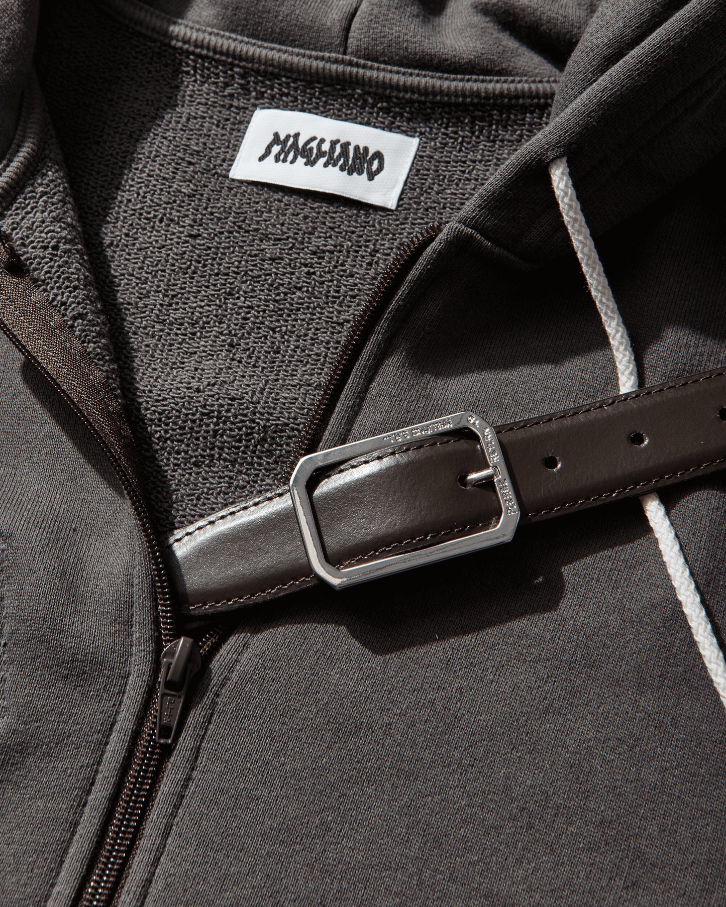 Magliano Provincia Hoodie Brown Sweatshirts Zip-Ups MGSS26HO01012 6083