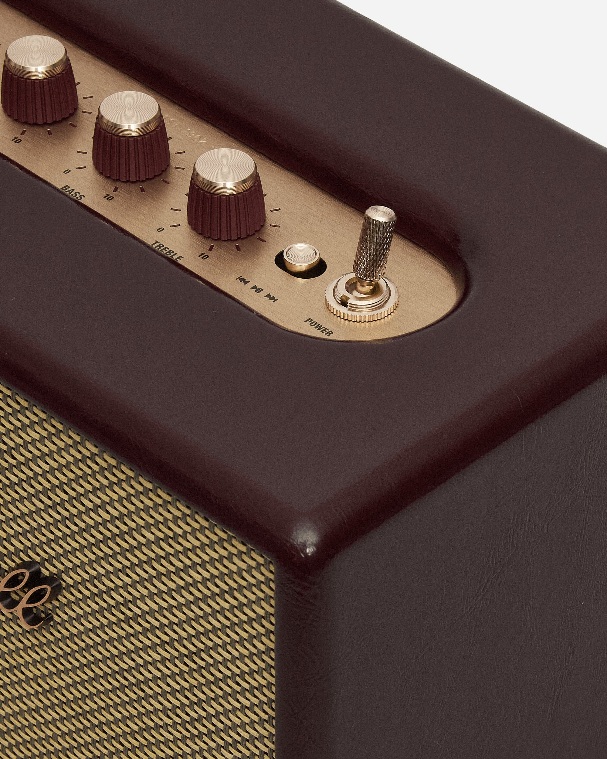 Marshall Acton III Burgundy Burgundy Tech and Audio Speakers 1008173 BURGUNDY