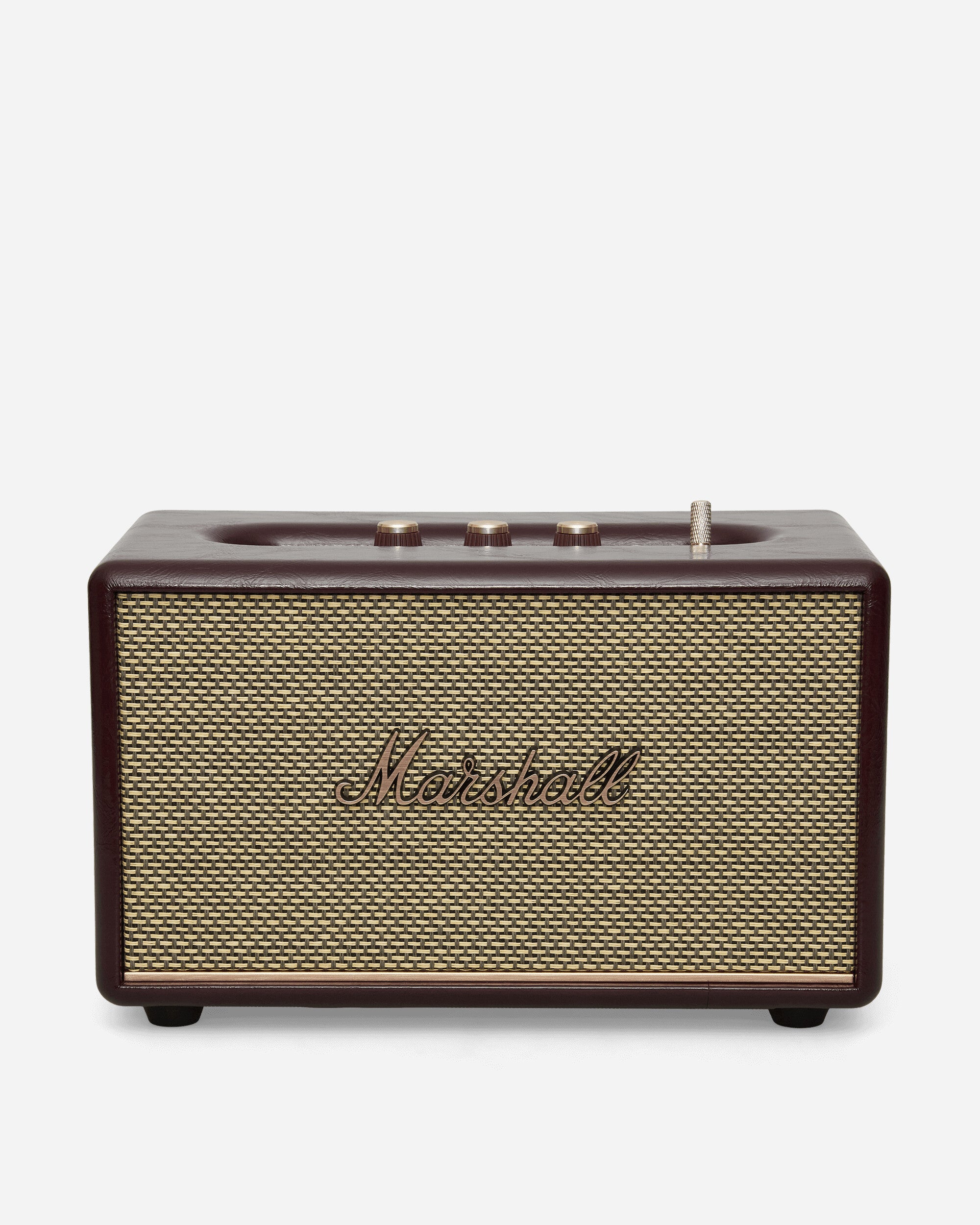 Marshall Acton III Burgundy Burgundy Tech and Audio Speakers 1008173 BURGUNDY