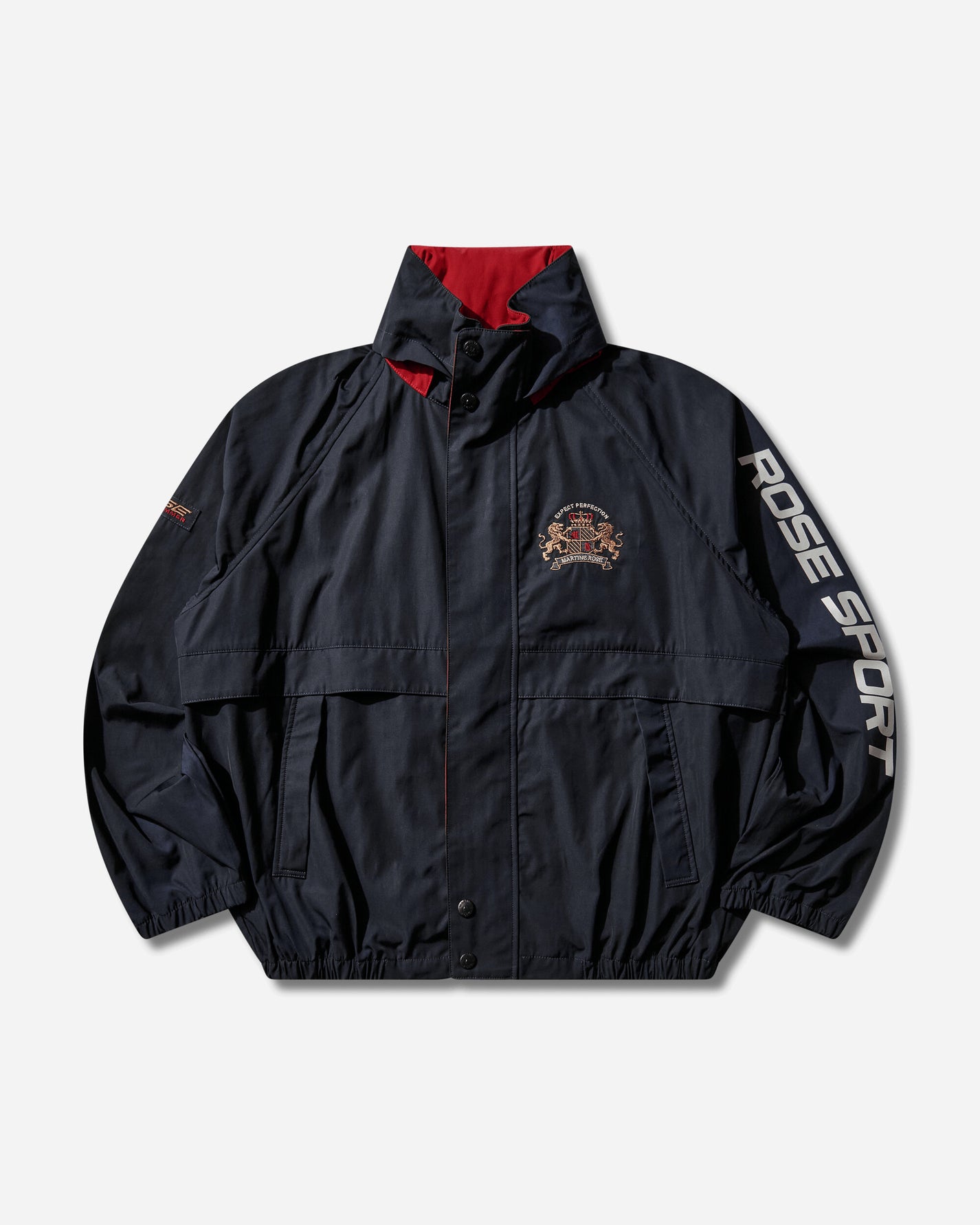 Martine Rose Anorak Blue Navy Coats and Jackets Jackets 767WO23504