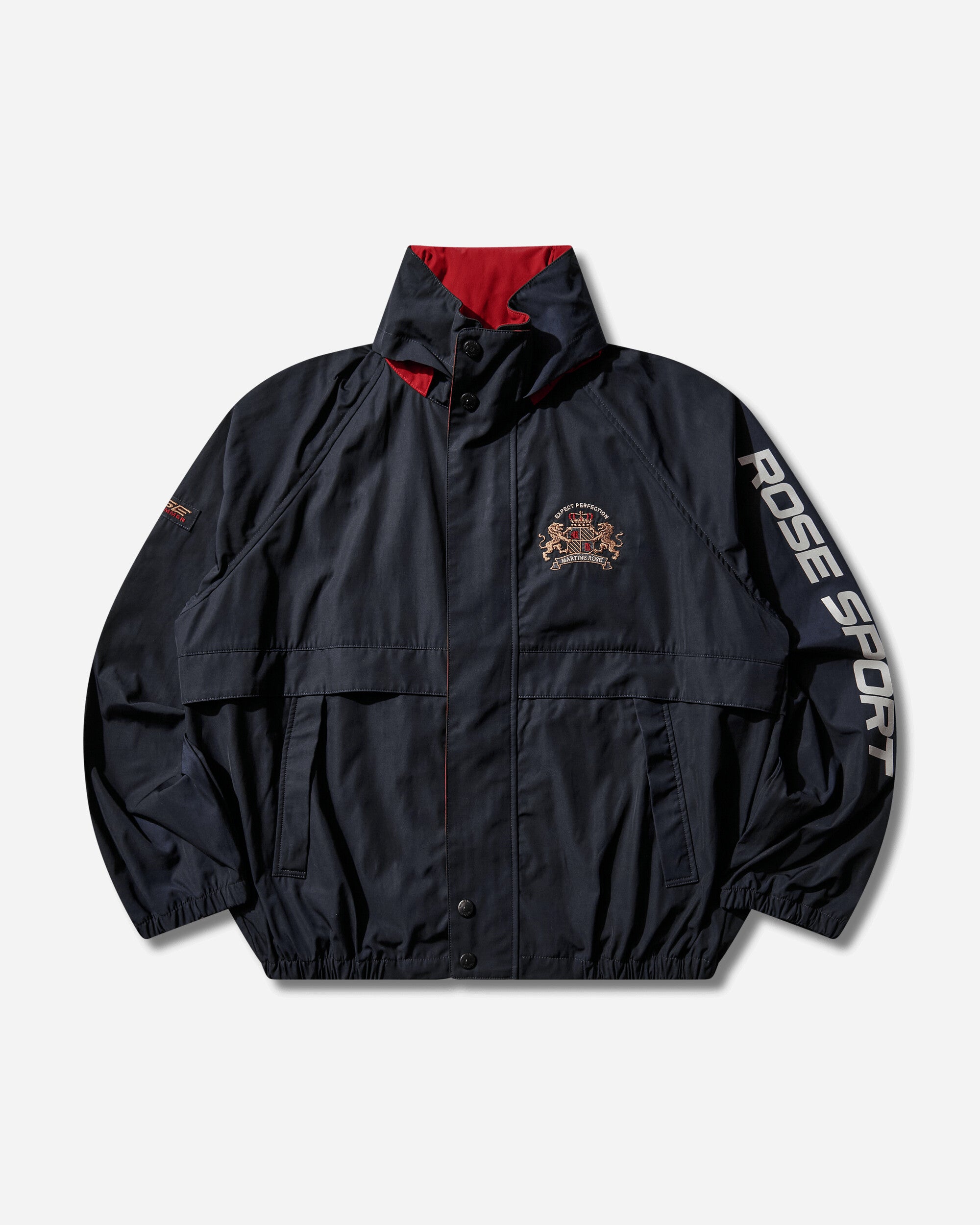 Martine Rose Anorak Blue Navy Coats and Jackets Jackets 767WO23504