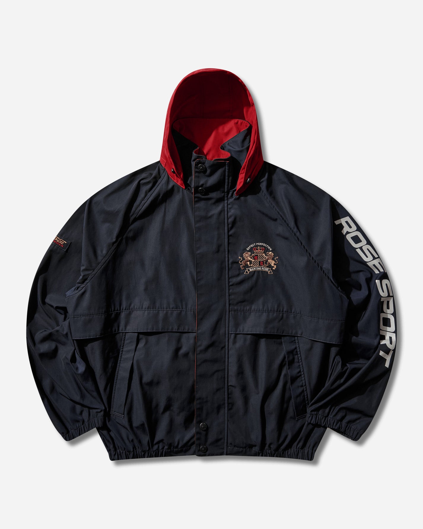 Martine Rose Anorak Blue Navy Coats and Jackets Jackets 767WO23504