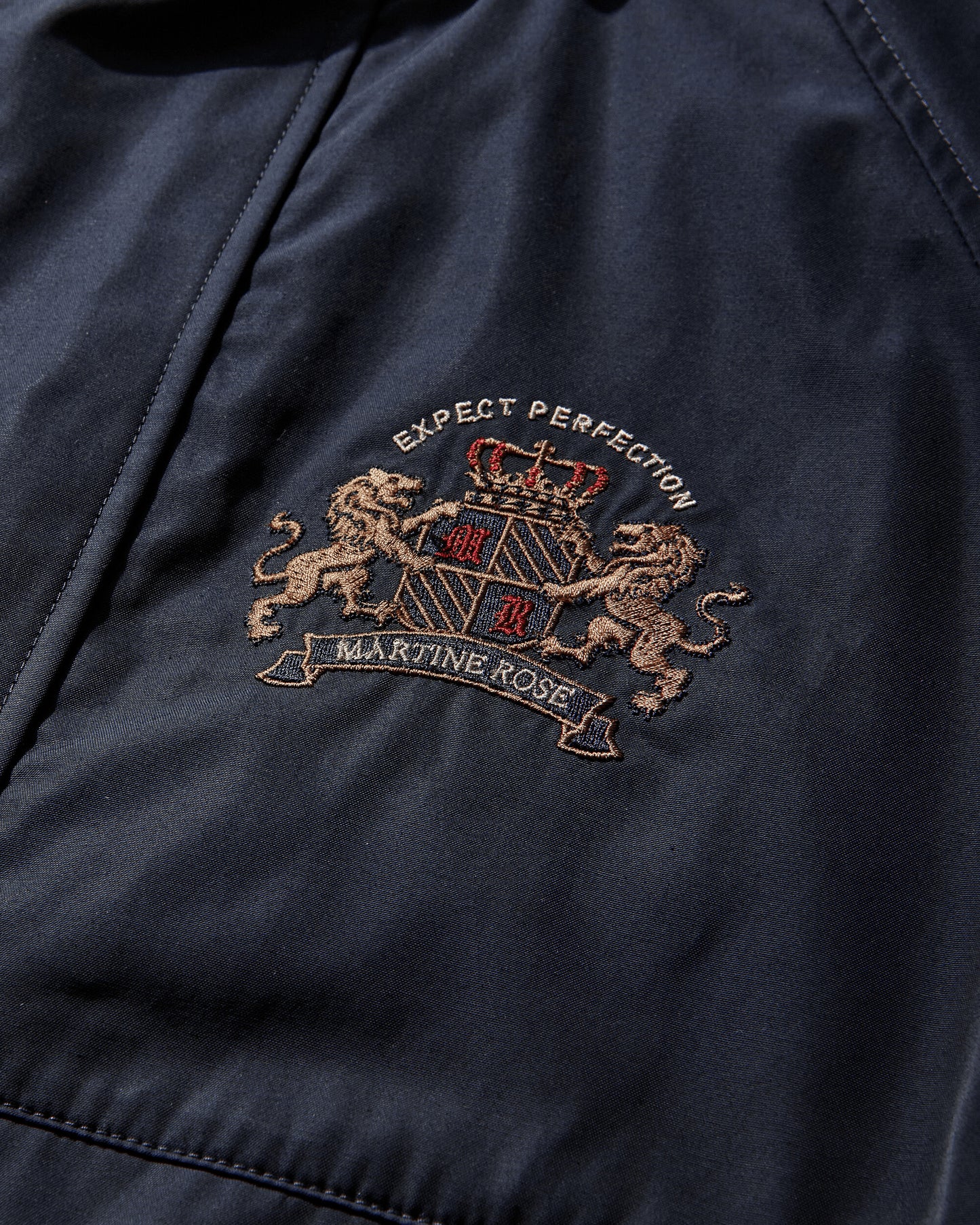 Martine Rose Anorak Blue Navy Coats and Jackets Jackets 767WO23504