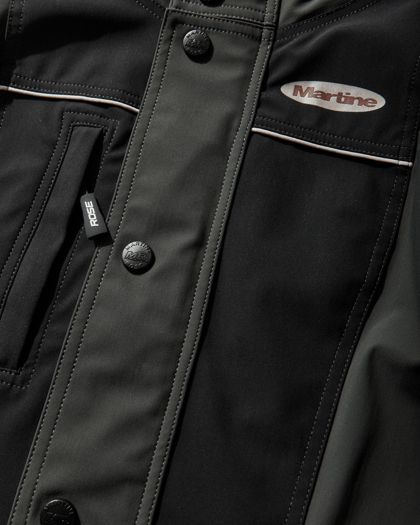 Martine Rose Wmns Womens Stretch Jacket Green/Dark Green /Black Coats and Jackets Jackets 746JT17420