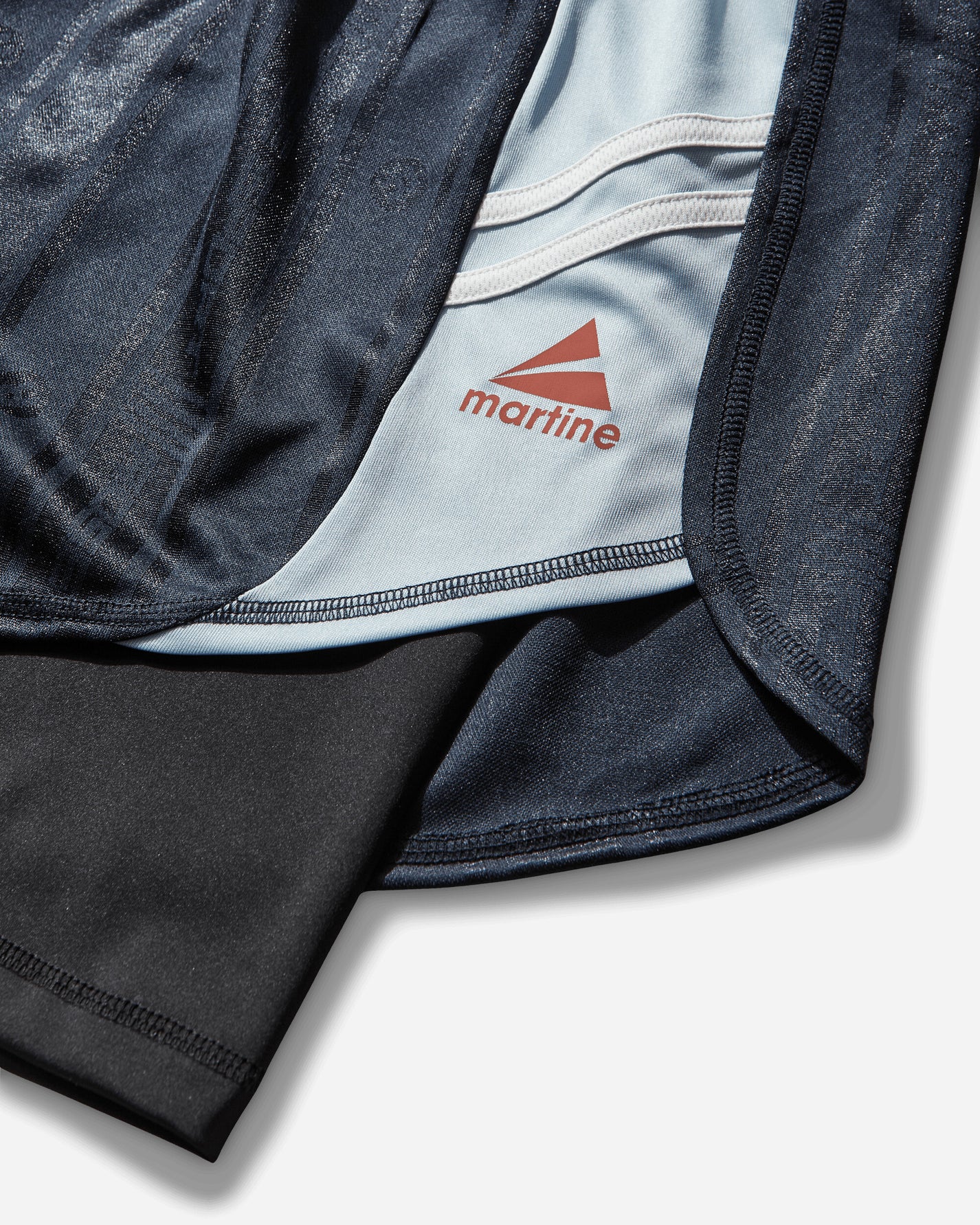 Martine Rose Double Football Short Blue Navy Shorts Short 126JT15504