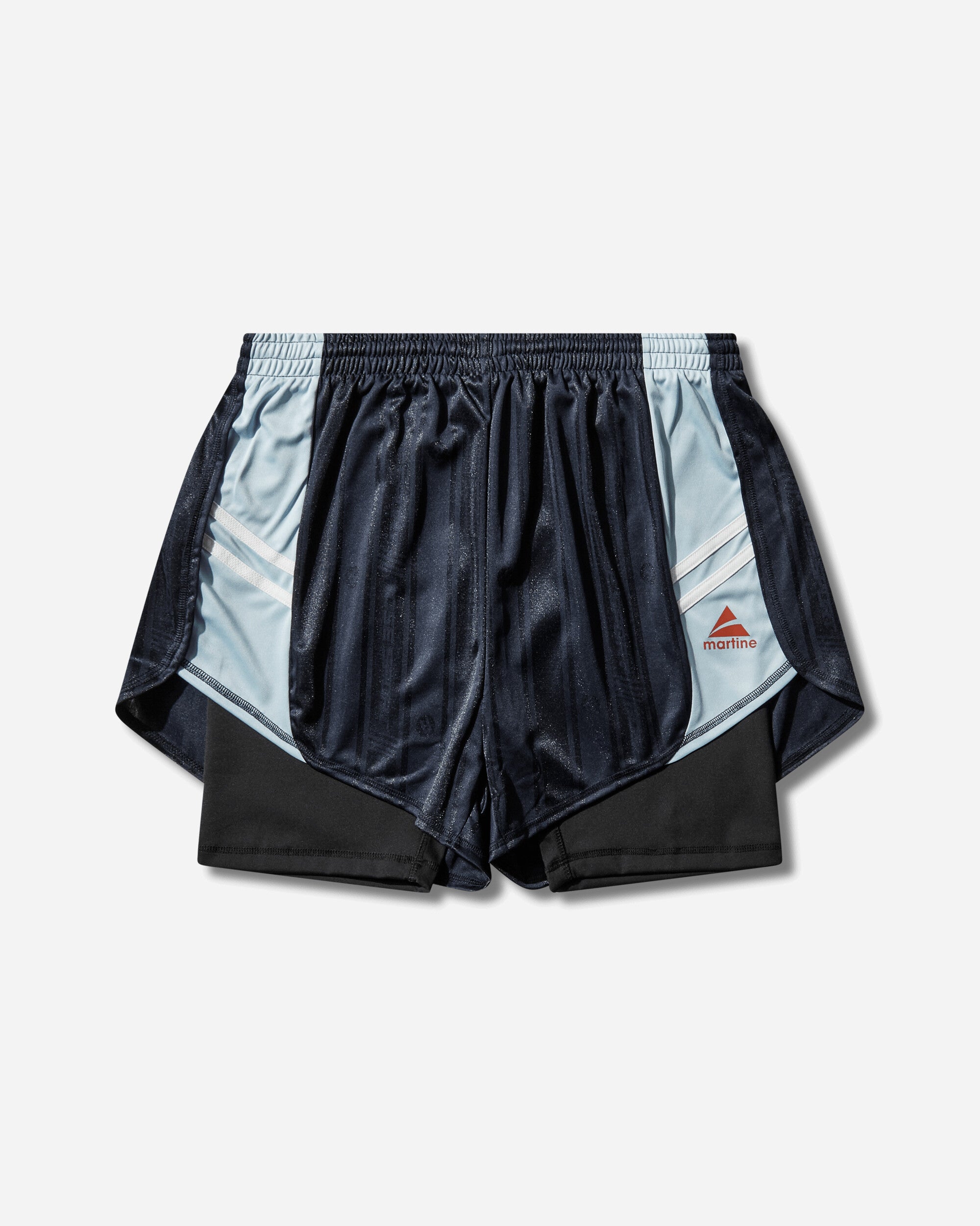 Martine Rose Double Football Short Blue Navy Shorts Short 126JT15504