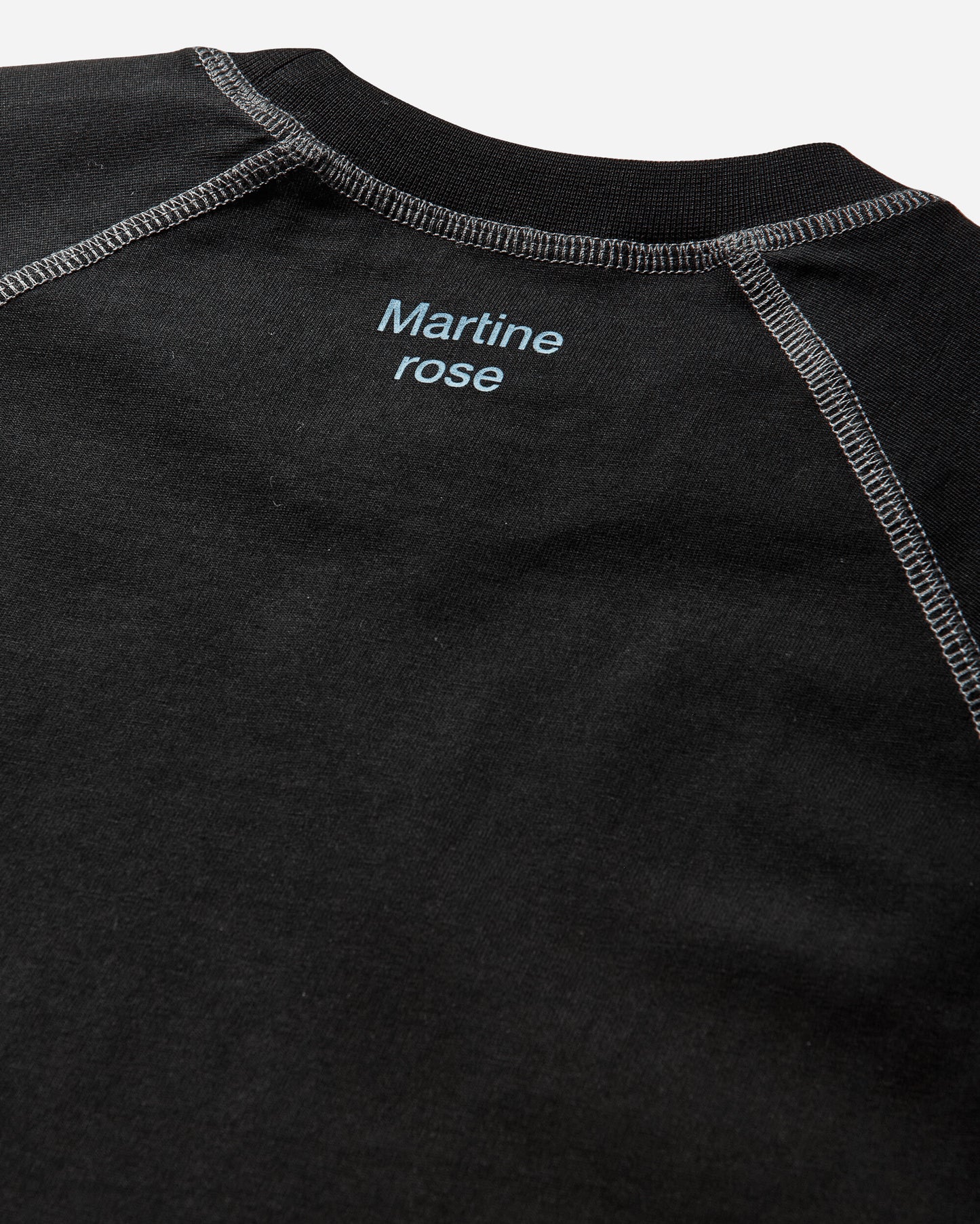 Martine Rose Raglan Shrunken T Shirt Black T-Shirts Shortsleeve 639JS02001P