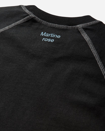 Martine Rose Raglan Shrunken T Shirt Black T-Shirts Shortsleeve 639JS02001P