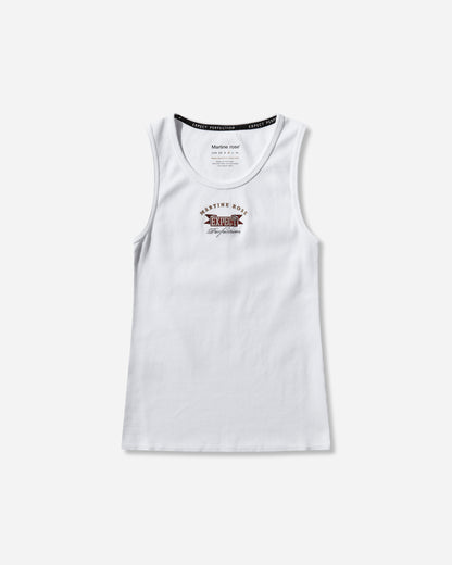 Martine Rose Vest White T-Shirts Top 686JE08000F