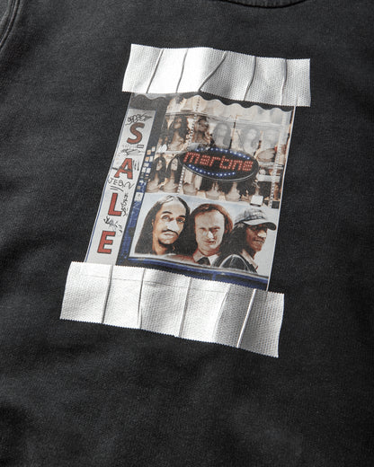 Martine Rose Hooded Zip Crew Black Washed Sweatshirts Zip-Ups 682JS02002