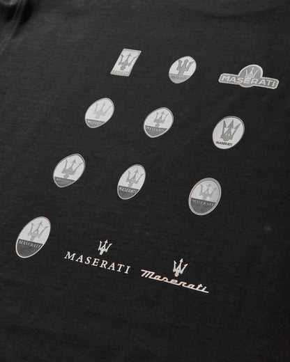 Maserati Heritage Long Sleeve Meteorite T-Shirts Top BMMW007JY05 GRY0030