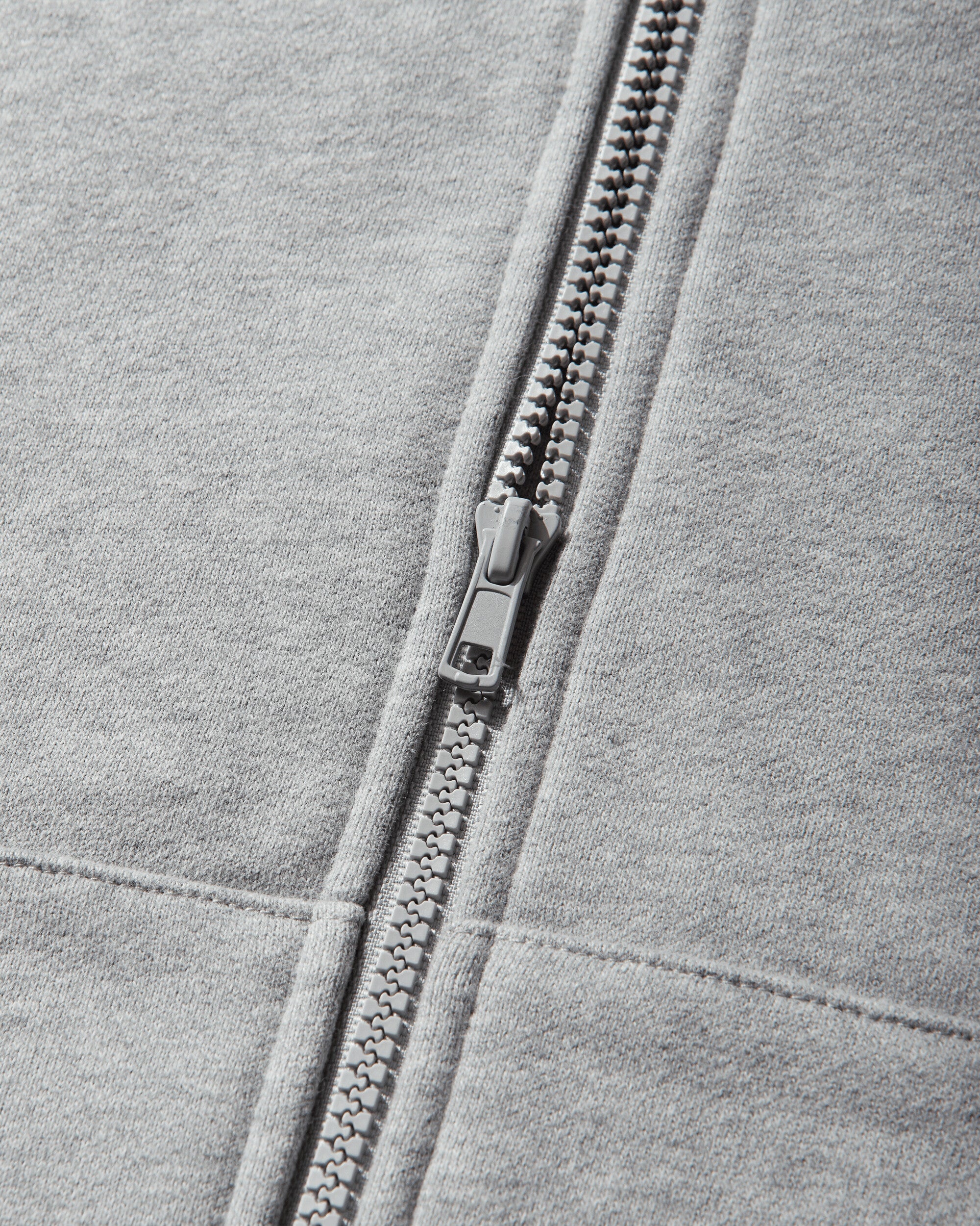 Matthew M. Williams Double Layer Zip Up Hoodie Grey Melange Sweatshirts Zip-Ups MDBZPHDJKT GRY