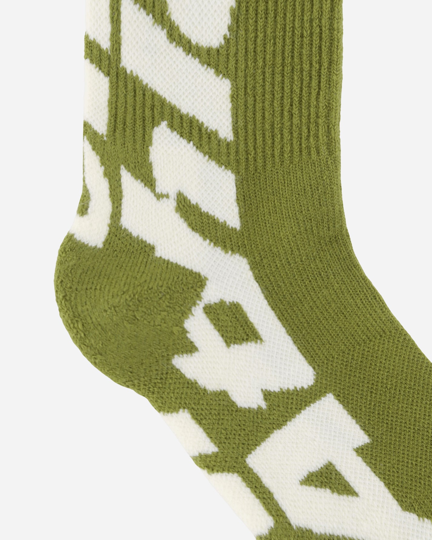 Mental Athletic Mental Athletic Socks Green/Off White Underwear Socks ZBMW001YA01 MTY0005