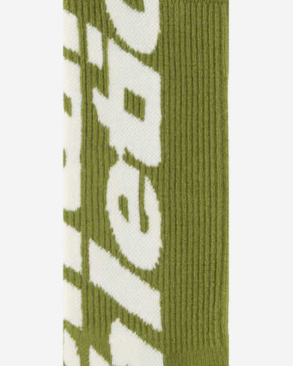 Mental Athletic Mental Athletic Socks Green/Off White Underwear Socks ZBMW001YA01 MTY0005