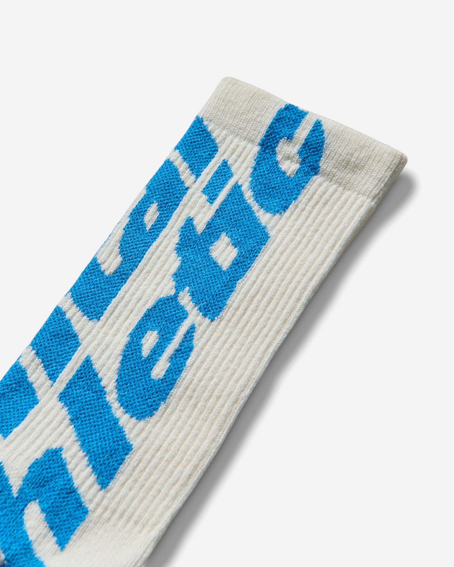 Mental Athletic Mental Athletic Socks White/Fluo Blue Underwear Socks ZBMW001YA01 MTY0009