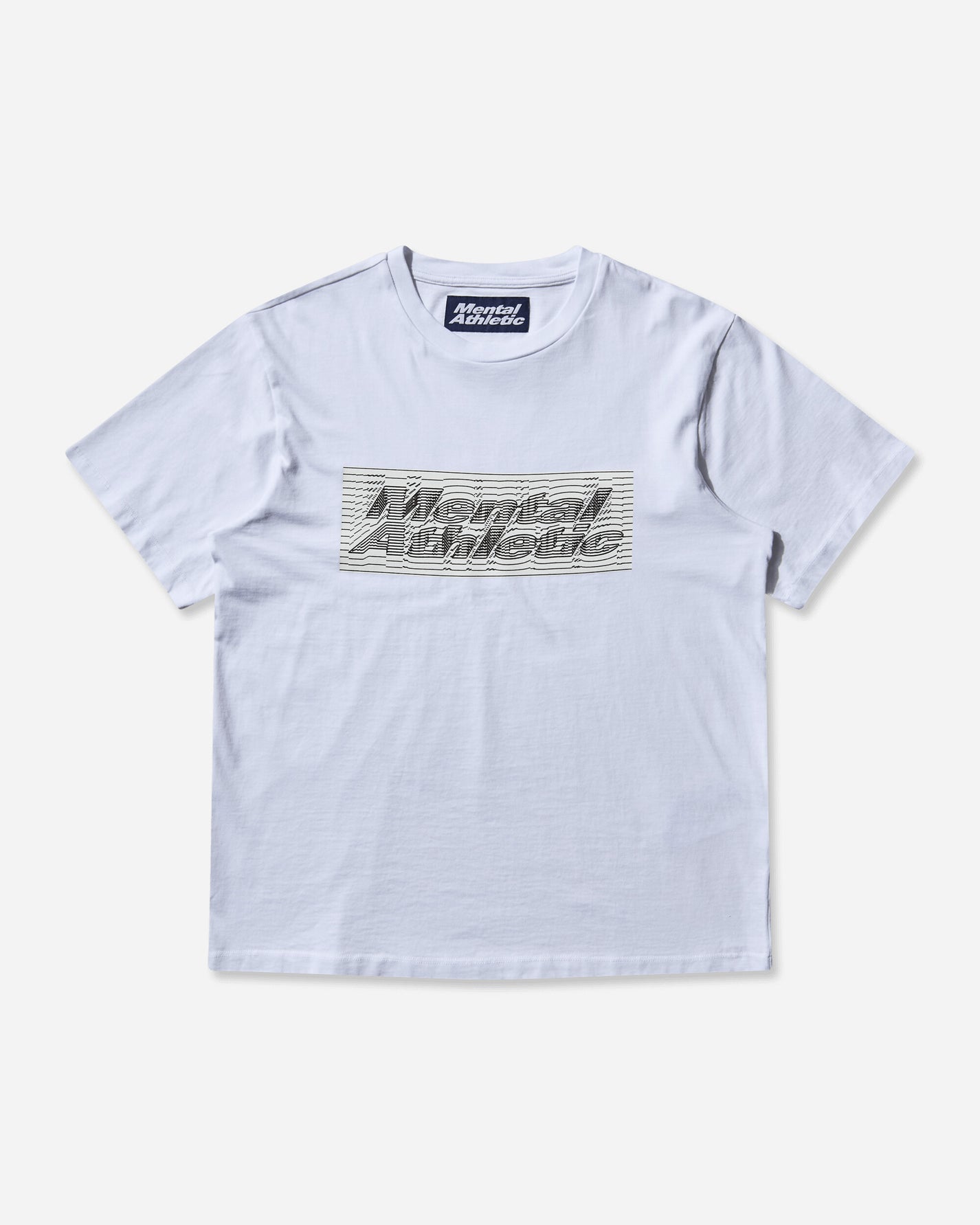 Mental Athletic Mental Athletic Iguchi Logo Box White T-Shirts Top ZBMW031JY24 WTH0001