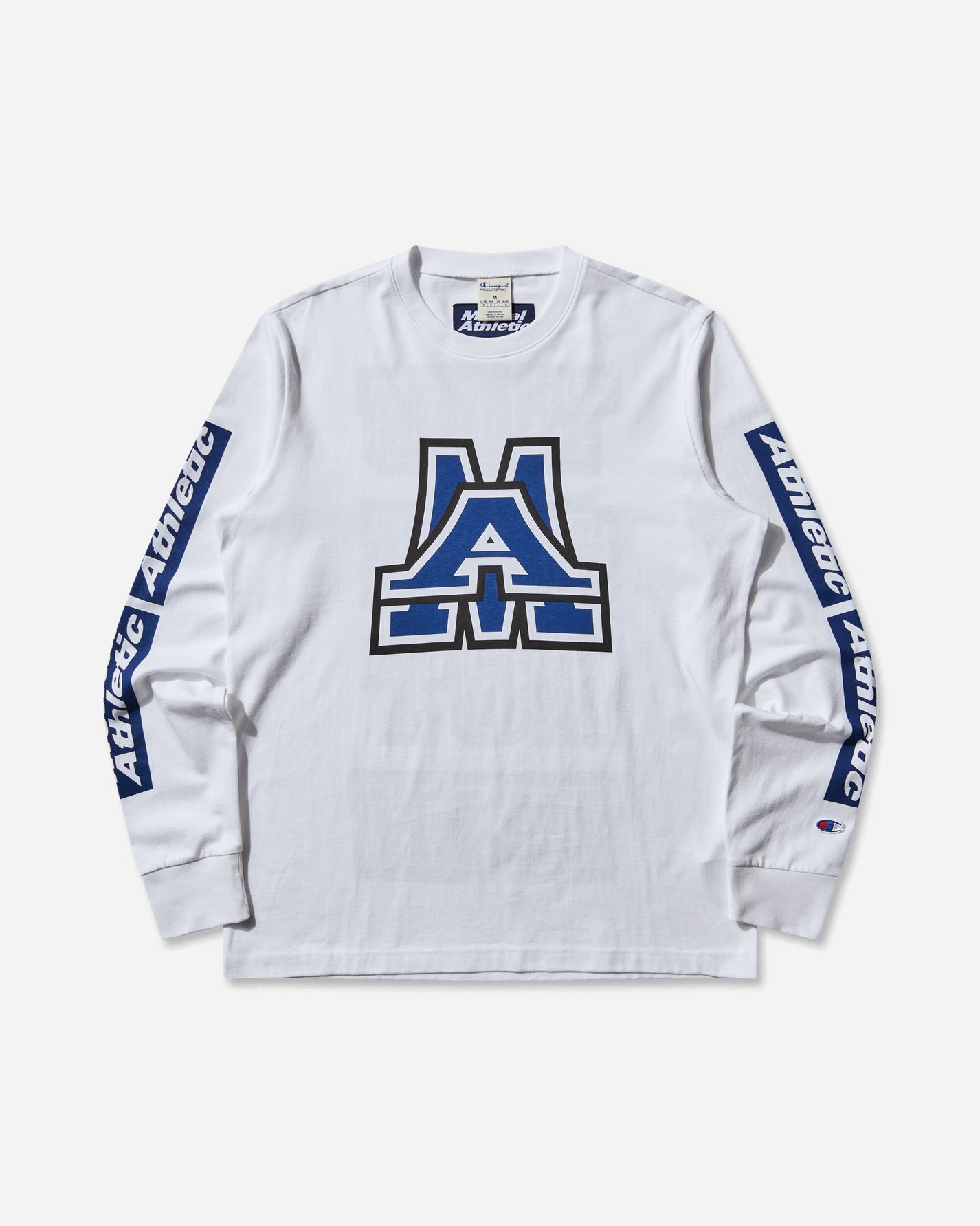 Mental Athletic Mental Athletic Long Sleeve Monogram Tee White T-Shirts Top ZBMW026JY19 WTH0001