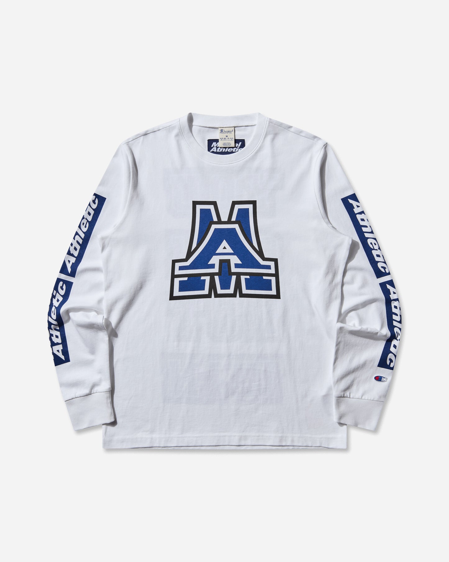 Mental Athletic Mental Athletic Long Sleeve Monogram Tee White T-Shirts Top ZBMW026JY19 WTH0001
