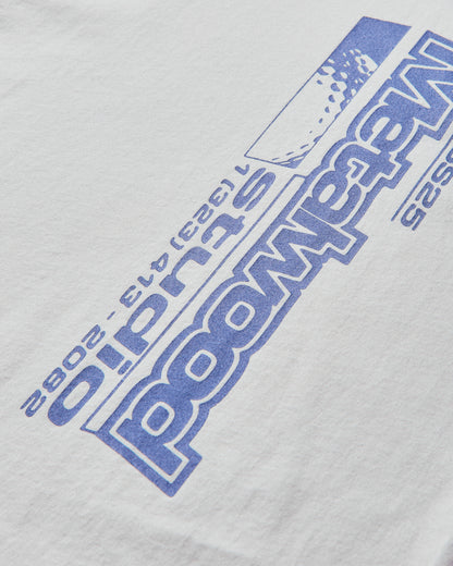 Metalwood Studio La Brea Shop T-Shirt White T-Shirts Shortsleeve MWS25-03-13 WHT